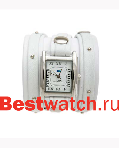 Часы La Mer С клепками LMSW1016Sil